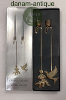 Georg Jensen Christmas Collectibles  Lyseholder - Mistelten og Due 2014