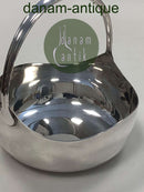 Moderne Sølvplet skål med hank fra Cohr Atla