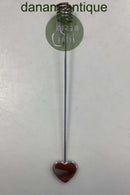 Georg Jensen Golden Christmas Lyseholder - Hjerte 1990 / Palladium