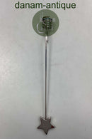 Georg Jensen Golden Christmas Candle Holder - Star 1990 / Palladium