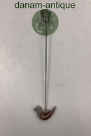 Georg Jensen Golden Christmas Lyseholder - Fugl 1991 / Palladium