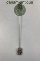 Georg Jensen Golden Christmas Lyseholder - Tromme 1992 / Palladium