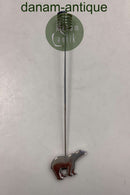 Georg Jensen Golden Christmas Candle Holder - Polar Bear 1997 / Palladium