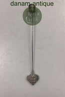 Georg Jensen Golden Christmas Lyseholder - Julehjerte 1997 / Palladium