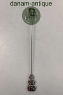 Georg Jensen Golden Christmas Lyseholder - Snemand 1999 / Palladium