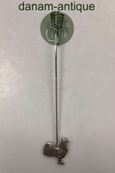 Georg Jensen Golden Christmas Candle Holder - Rooster 1999 / Palladium