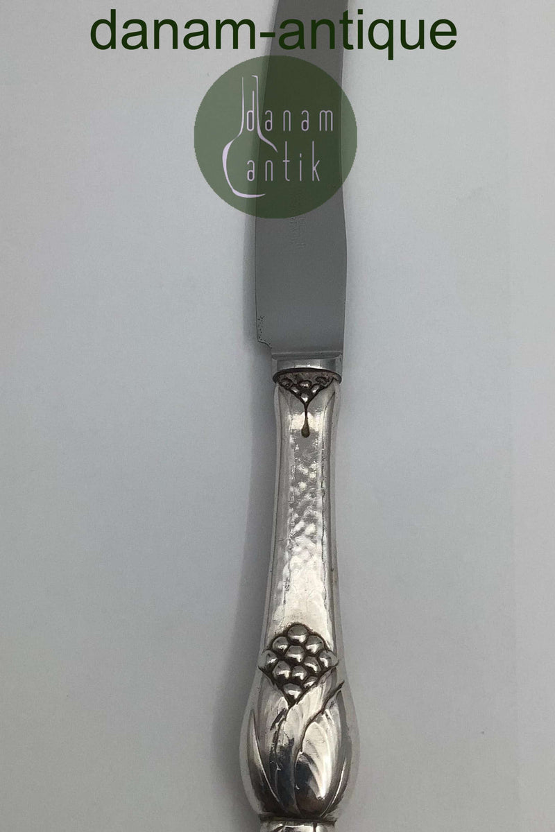 Evald Nielsen No 6 Sølv Middagskniv