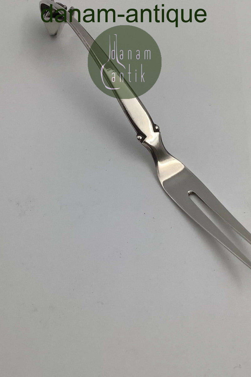 Dansk Sølv Ornamental Gaffel