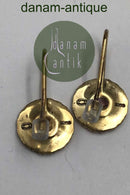 Georg Jensen Forgyldt Sterling Sølv  Marguerit Øreringe