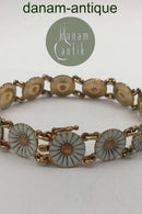 Georg Jensen Forgyldt Sterling Sølv Marguerit Armlænke