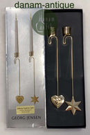 Georg Jensen Christmas Collectibles  Lyseholder - Hjerte og Stjerne 2010