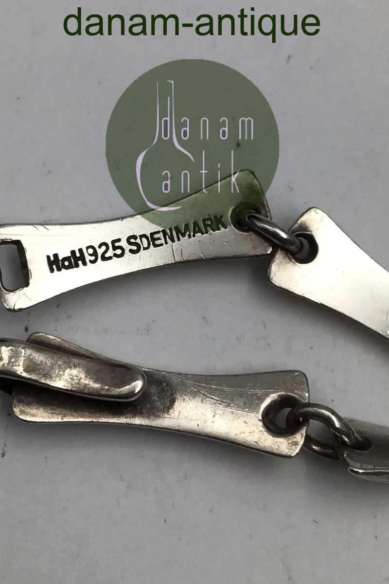 Hans Hansen Sterling Sølv Armlænke