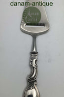 Danish Silver Cheese slicer with ornamentation