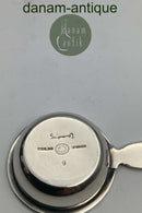 Georg Jensen Sterling Silver Bernadotte Saltkar med rød emalje No 9