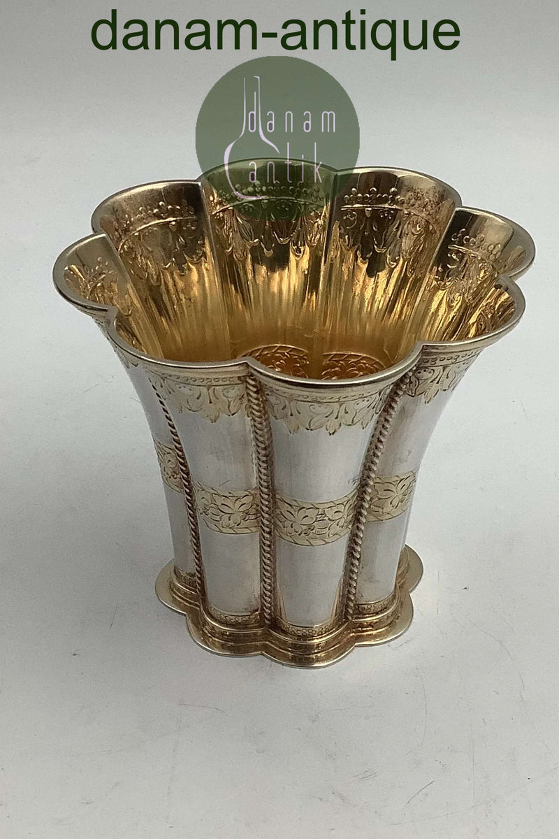 Svend Toxværd Forgyldt Sterling Sølv Margrethebæger