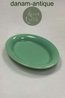 Royal Copenhagen Ursula oval Tallerken i Lysegrøn No. 073