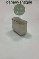 Royal Copenhagen Creme Svejfet med Guld (Stel 1235) Tandstikholder No. 1801