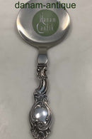 Rund Serveringsspade i Sølv / Stål med ornamentik