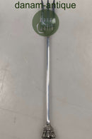 Krone Cocktail gaffel i Sterling Sølv