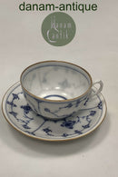 Bing og Grøndahl Musselmalet Riflet / Blåmalet Thekop