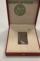 S.T. Dupont Dame Lighter i Sølvplet og boks