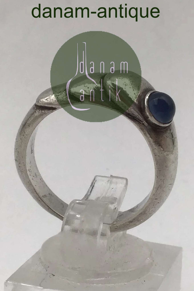 Georg Jensen Sterling Sølv Ring (No. 362) Månesten Ole Kortzau