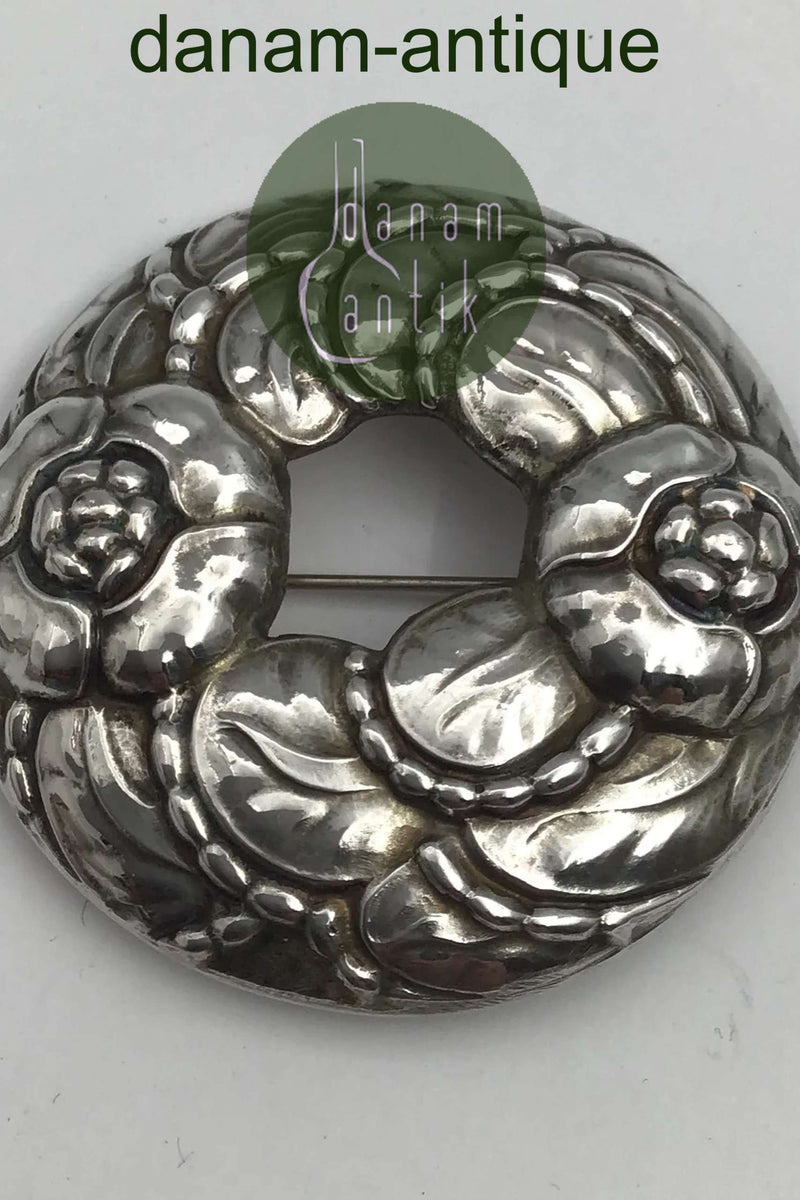 Georg Jensen Sterling Sølv (Jubilæums) Broche No. 42