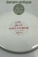 Bjørn Wiinblad: Red July plate from Nymølle - NOCTURNE