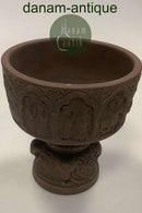 L. Hjort Bornholm Keramik Skål som døbefont No. 366