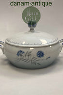 Bing og Grøndahl Hvid Demeter / Kornblomst Lågfad No. 5A