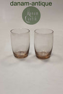 Et par Holmegaard Sodavandglas