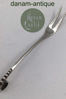 Dansk Sølv Ornamental Pålægsgaffel