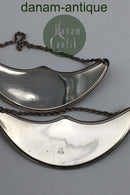 Dansk Sølv Flaskeskilte (2)  Børge / Børgine