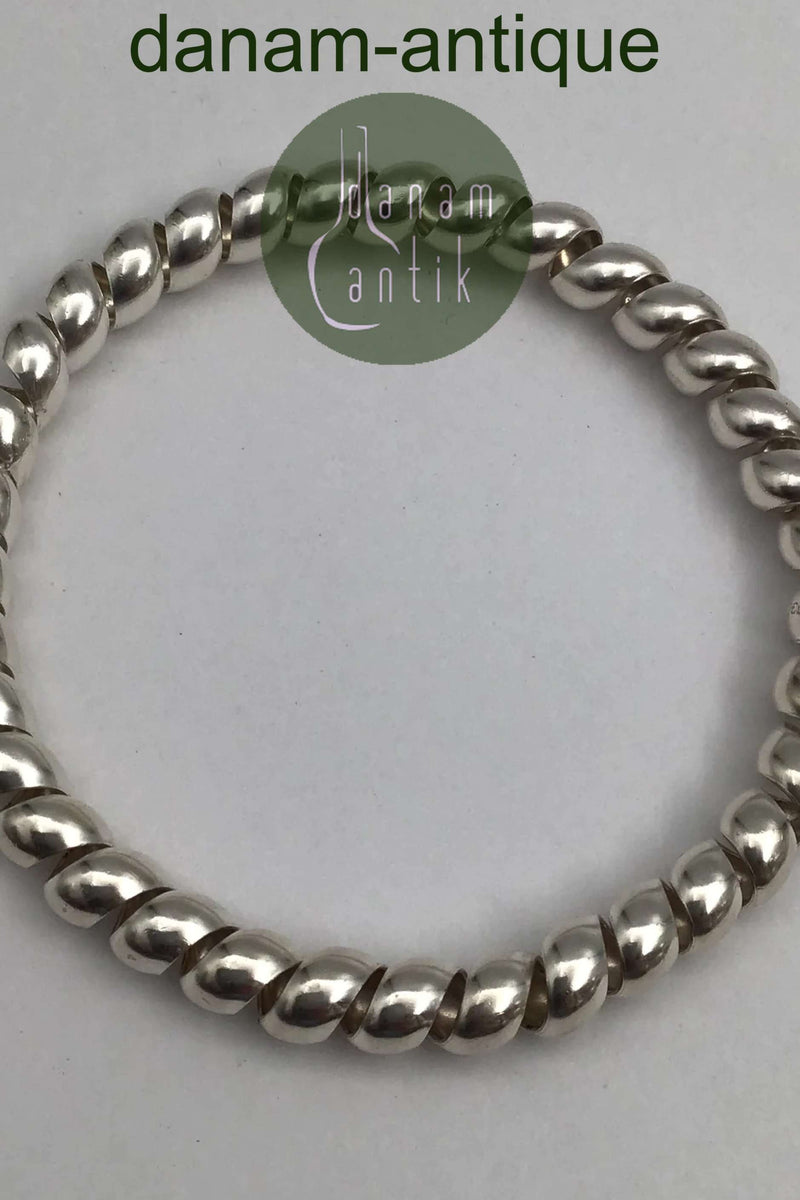 Hans Jensen Sølv Spiral-armring