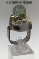 Royal Copenhagen / A Michelsen Porcelæn  / Sterling Sølv Moderne Ring