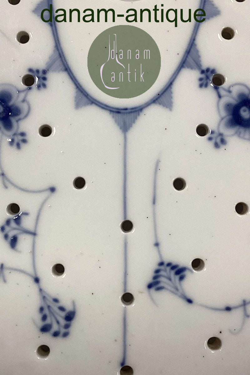 Royal Copenhagen Musselmalet Riflet Rist til fiske- eller stegefad