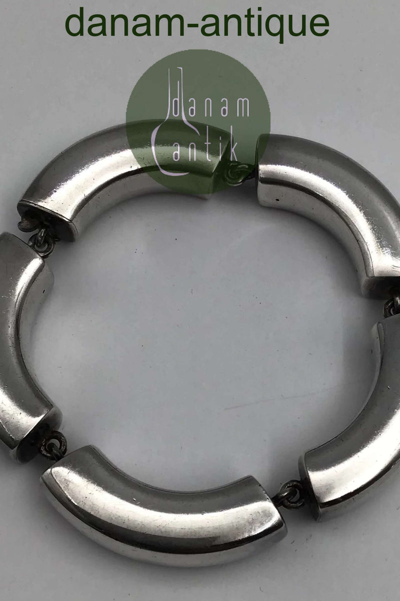 Georg Jensen Sterling Sølv Armlænke No. 216 Astrid Fog