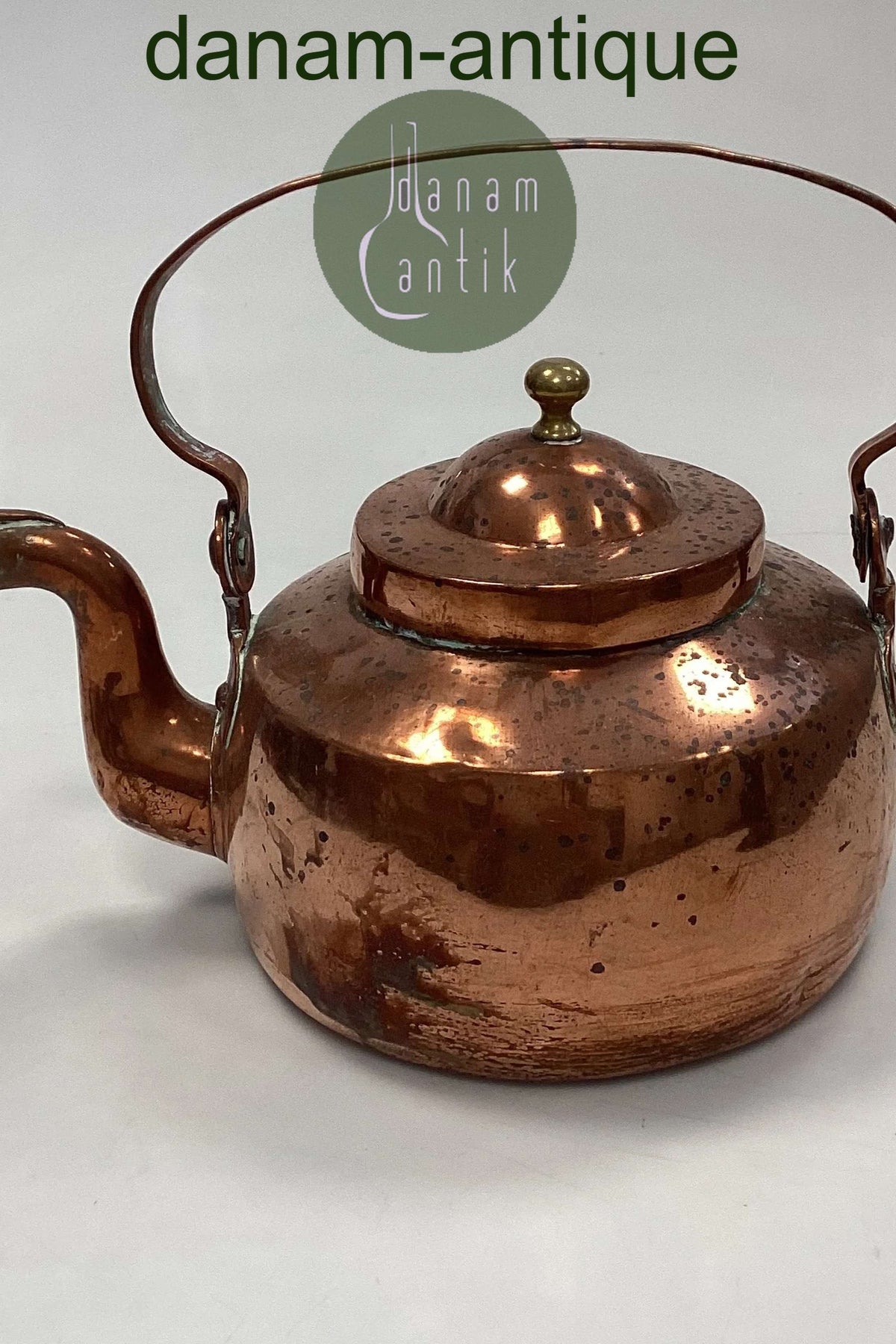 Danish copper kettle from the mid-19th century
