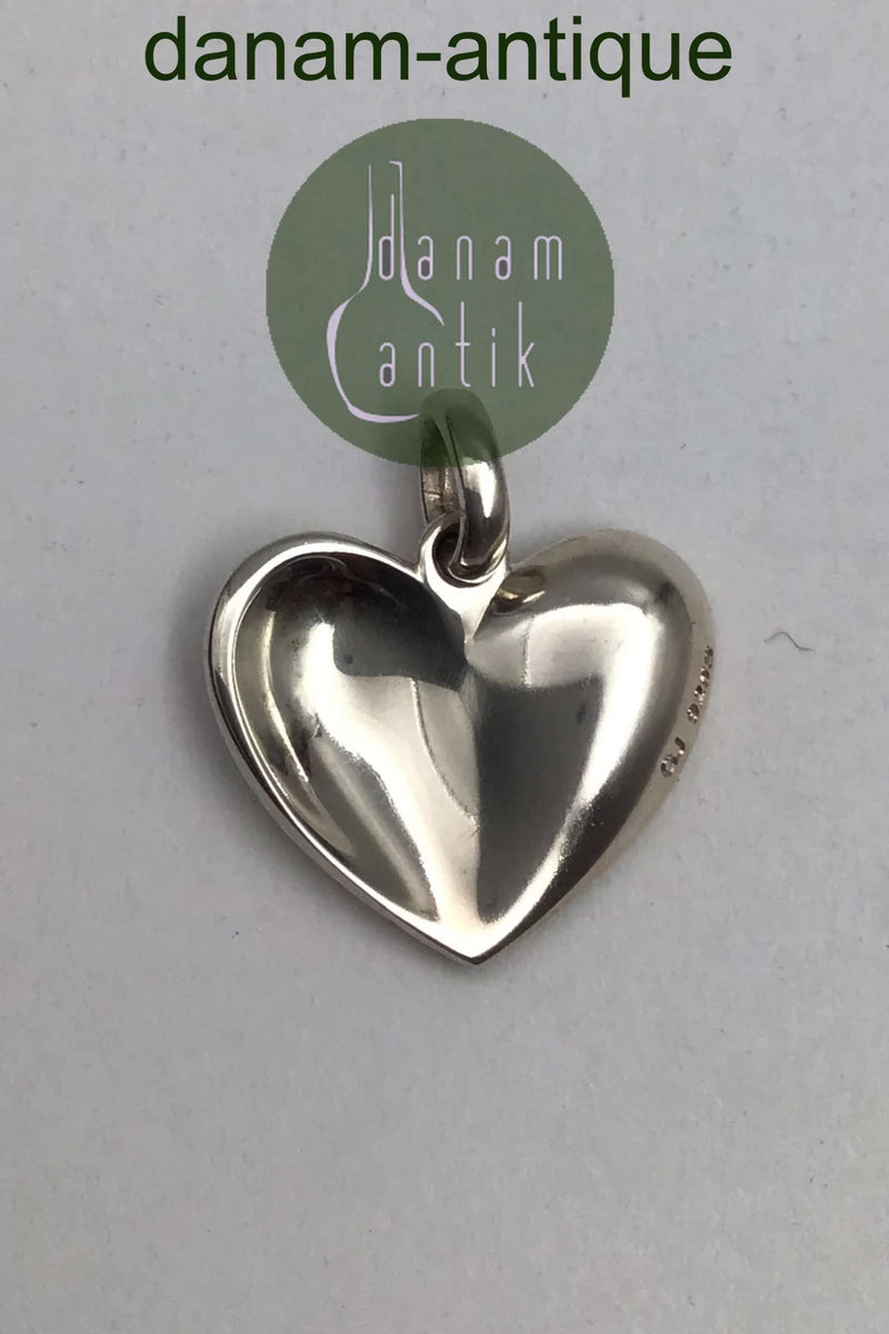 Georg Jensen Sterling Sølv Hjertevedhæng 2012 Allan Scharff