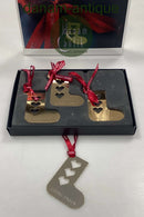 Georg Jensen Gavemærke - Julesok med Hjerter