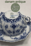 Royal Copenhagen Musselmalet Helblonde Tekop med Underkop No 1130