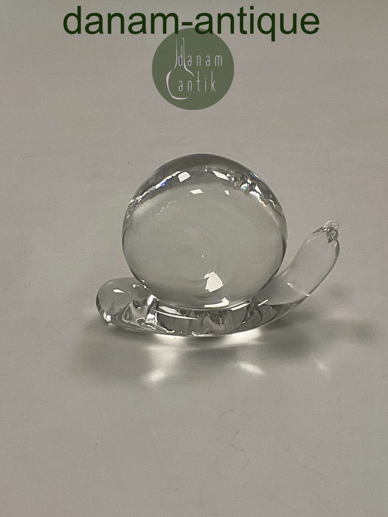 Holmegaard Glas Figur af Snegl