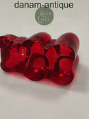 Brevvægt Rød Vingummi bamse i glas