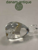 Holmegaard Glas Figur af Hval