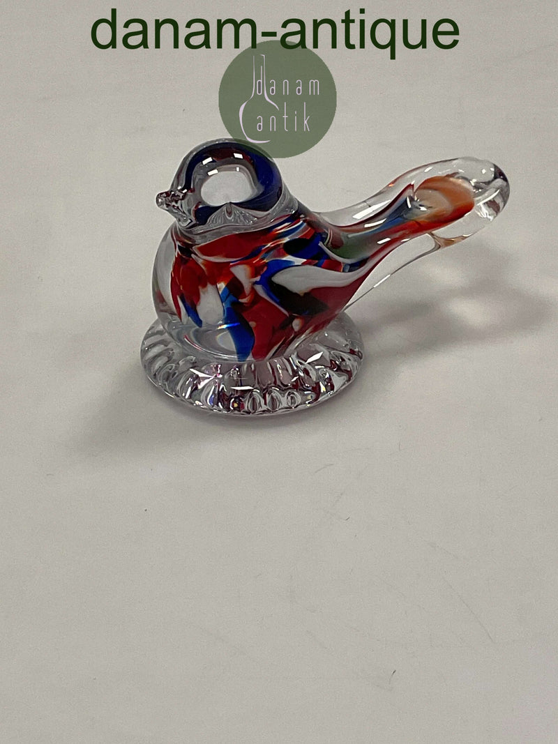 Holmegaard Figur af Fugl  Lavet som fusk på Holmegaard i 1970'erne