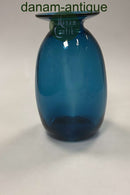 Holmegaard Capri vase in blue glass