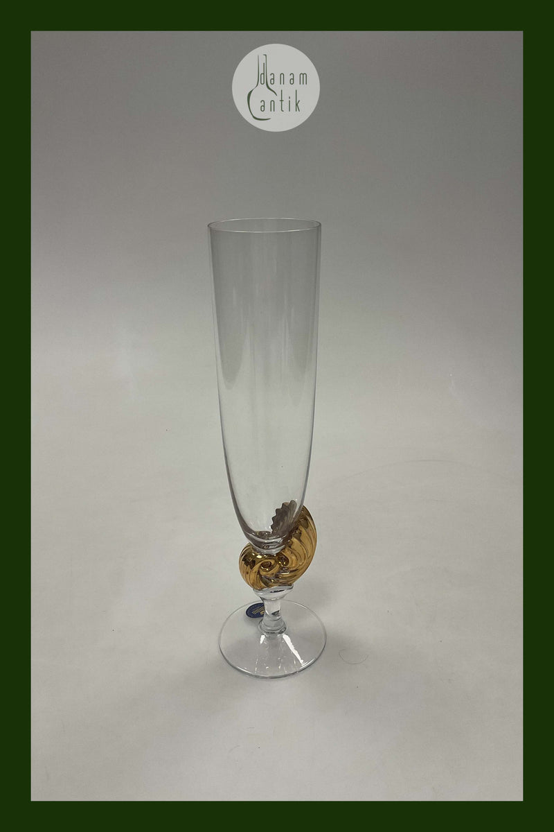 Royal Copenhagen Neptun Millennium Champagneglas