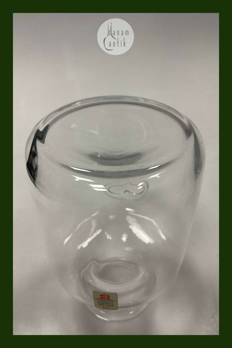 Holmegaard Karaffel i klart glas Proppen er også et glas