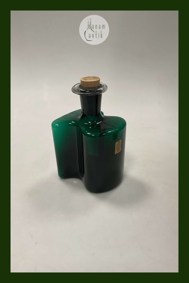 Holmegaard Hivert Dram Flaske grøn