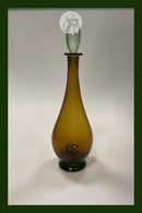 Holmegaard Grøn Glas Karaffel med Låg